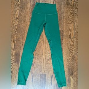 Lululemon Green Align 28’ Leggings